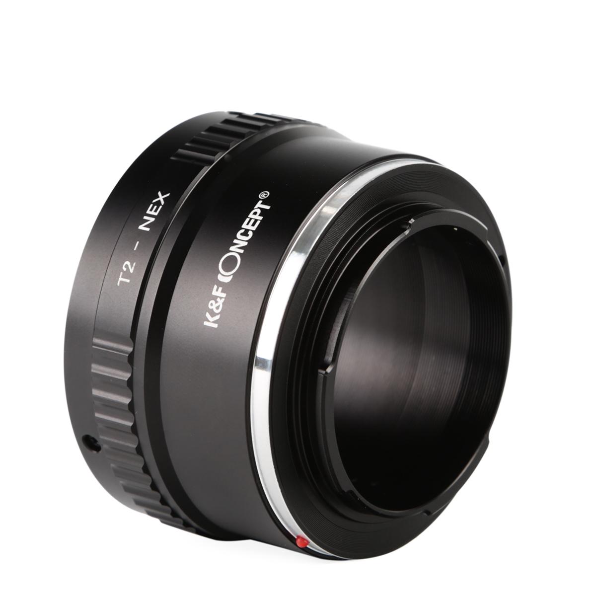 Redukce K&F Concept z objektivu s koncovkou T2 na SONY E