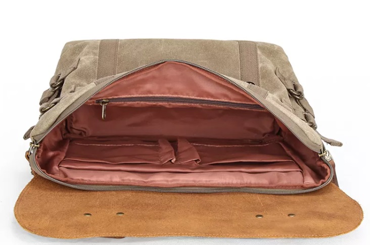 Stylová foto brašna Vagabund Premium khaki