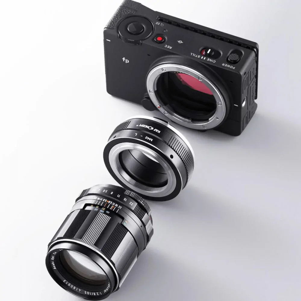 Redukce K&F Concept z objektivu M42 na LEICA L