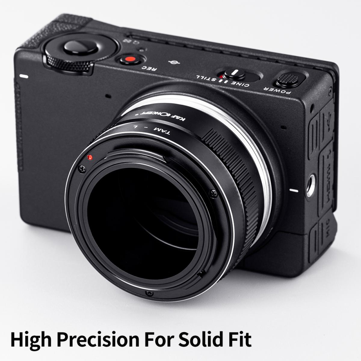 Redukce K&F Concept z objektivu Tamron Adaptall 2 na LEICA L
