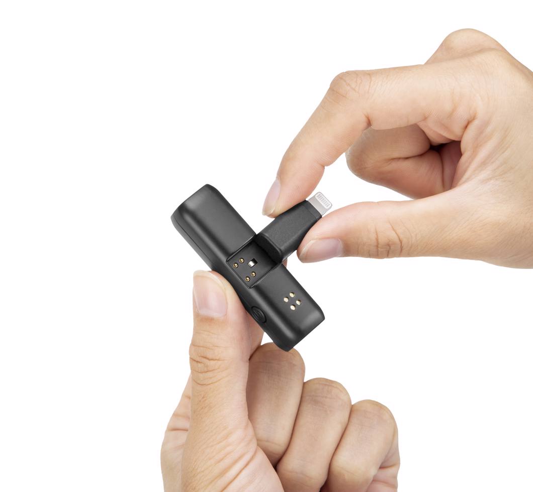 Bezdrátový mikrofonní systém BY-WM3D / 2.4G Mini Wireless Microphone / for Camera, Smartphone, iOS devices