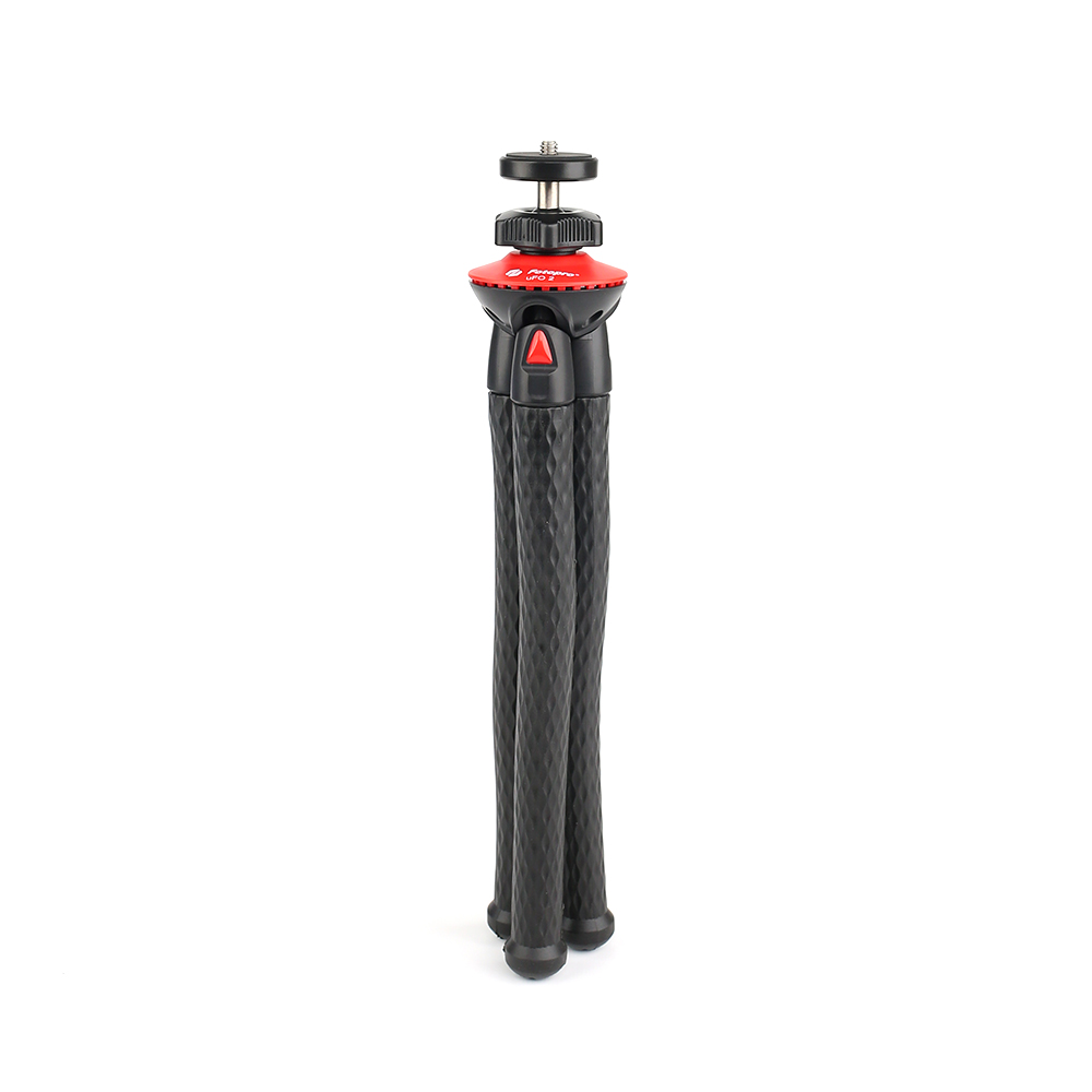 Flexibilní stativ pro fotoaparáty, kamery a telefony, Fotopro UFO 2 Black/Red Tripod with Phone & GoPro Mount