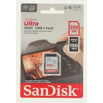 SanDisk Ultra 256GB SDXC Memory Card 150MB/s
