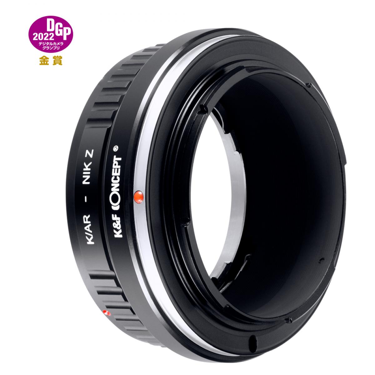 Redukce K&F Concept z objektivu Konica AR na Nikon Z