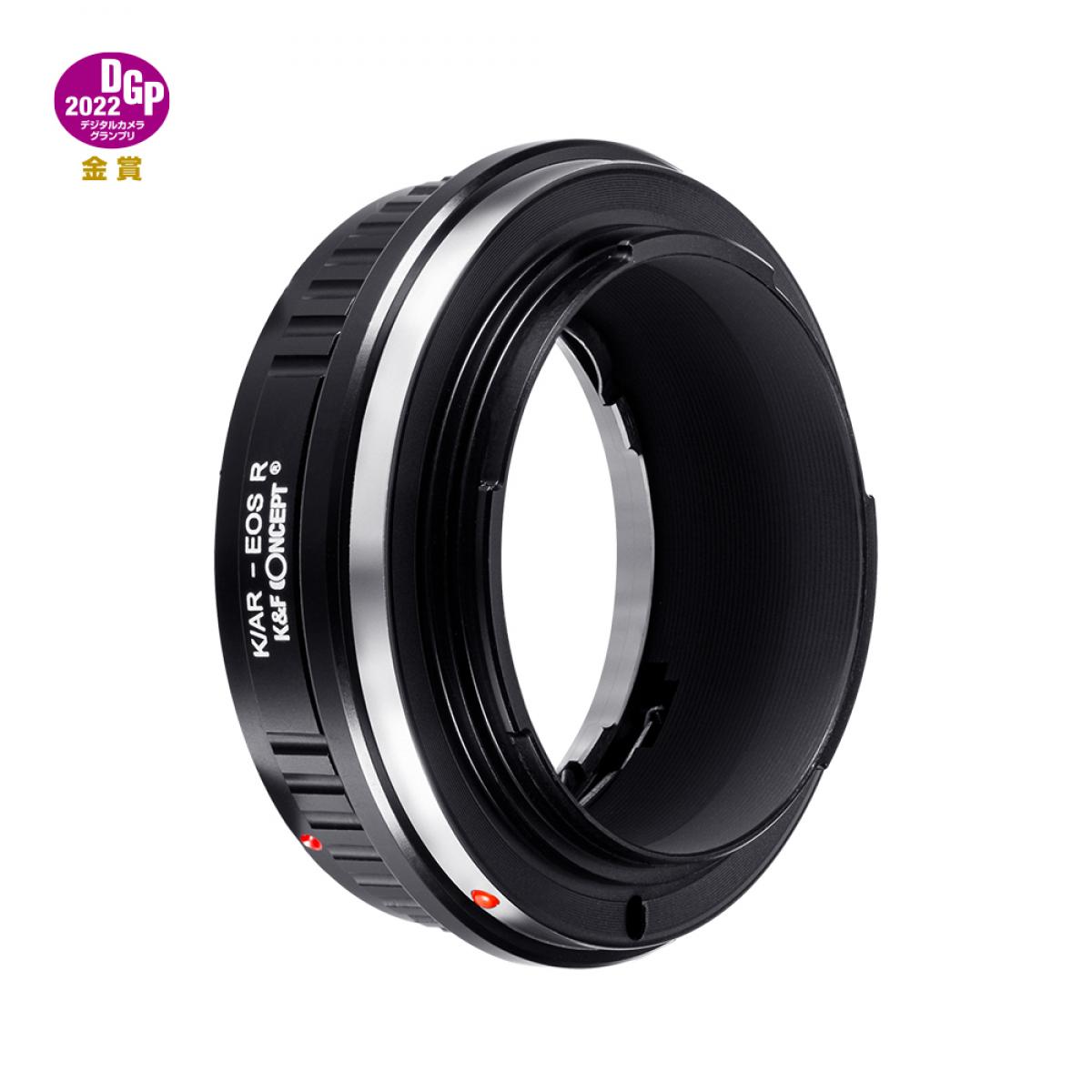 Redukce K&F Concept z objektivu Konica AR na CANON EOS R