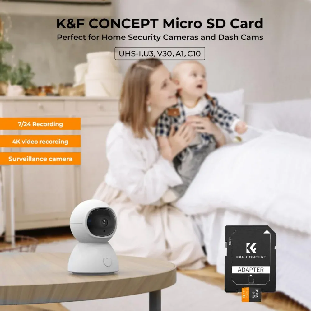 K&F CONCEPT microSDHC 64 GB 95 MB/s Class 10 V30