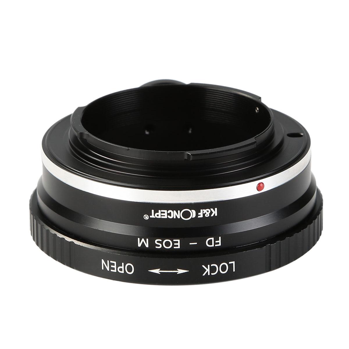 Redukce K&F Concept z objektivu Canon FD na CANON EOS M s držákem na stativ