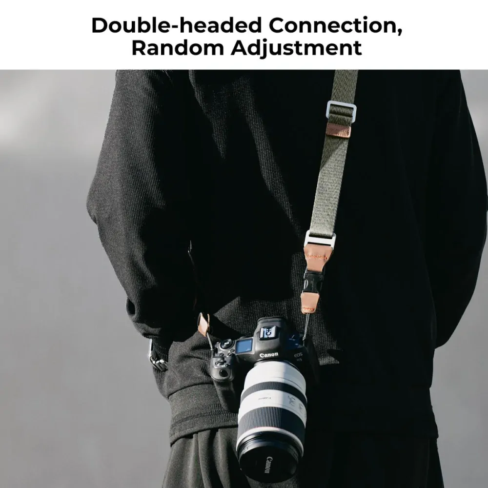 K&F Concept Alpha strap rychloupínací popruh na fotoaparát zelený