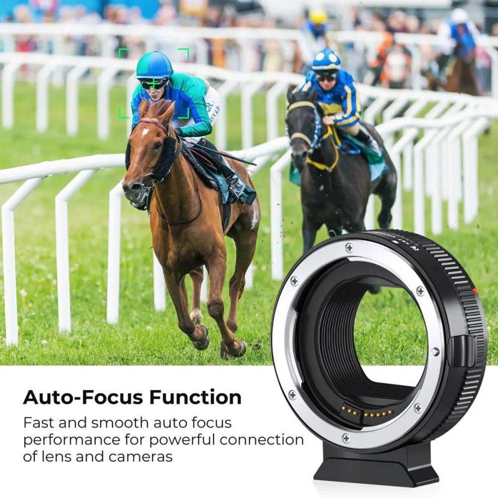 K&F Concept automatická redukce z Canon EF/EF-S na EOS R