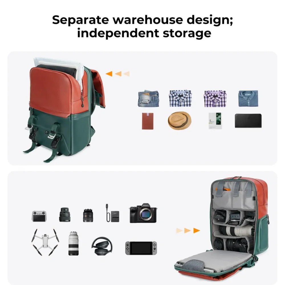 Foto batoh K&F Concept BETA BACKPACK 20L LIGHT GREEN