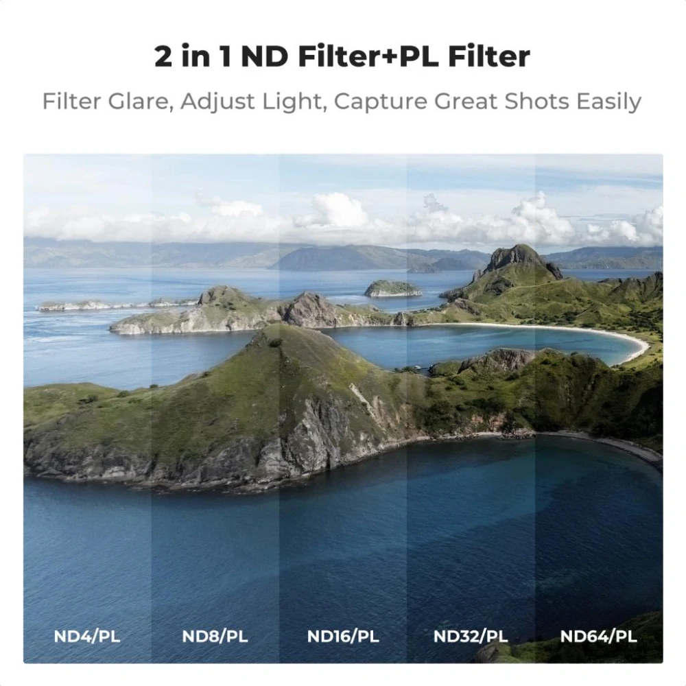 K&F Concept Sada ND/PL filtrů pro DJI Mini 5 Pro, 6 kusů