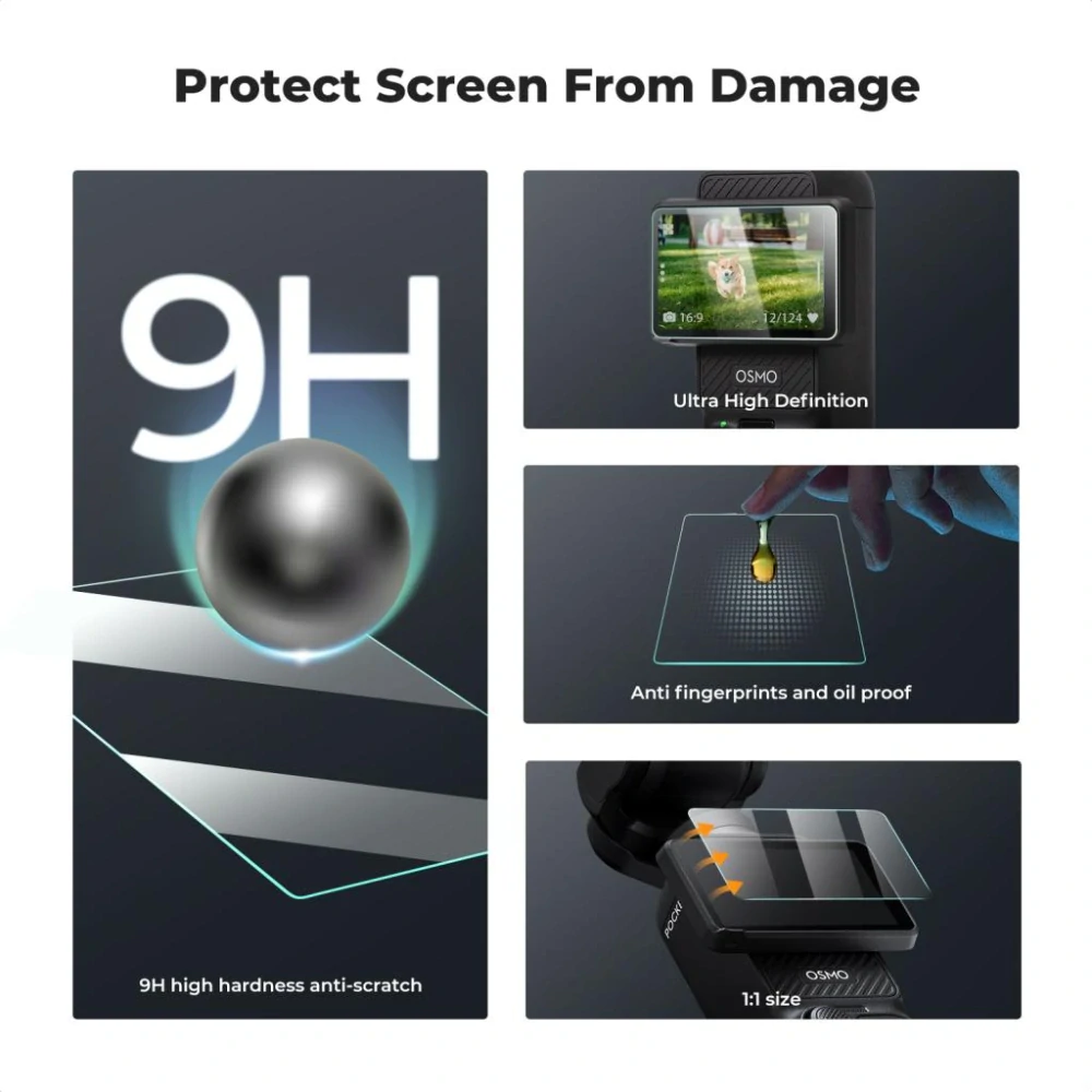 K&F Concept Ochranná skla pro DJI Osmo Pocket 3