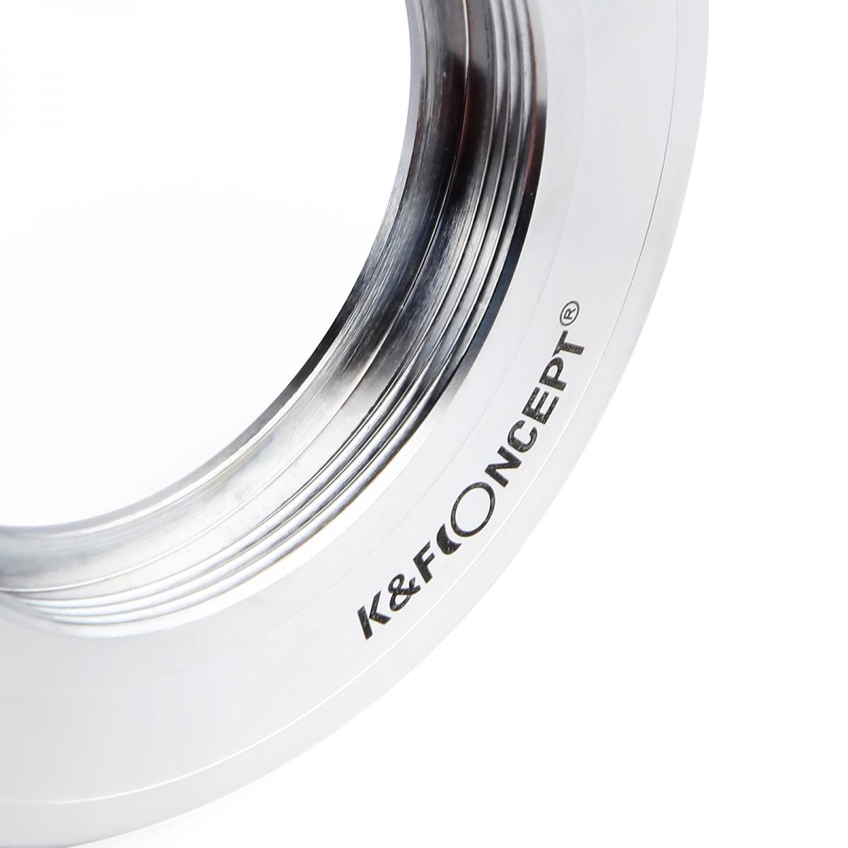 Redukce K&F Concept z objektivu M42 na Canon EOS