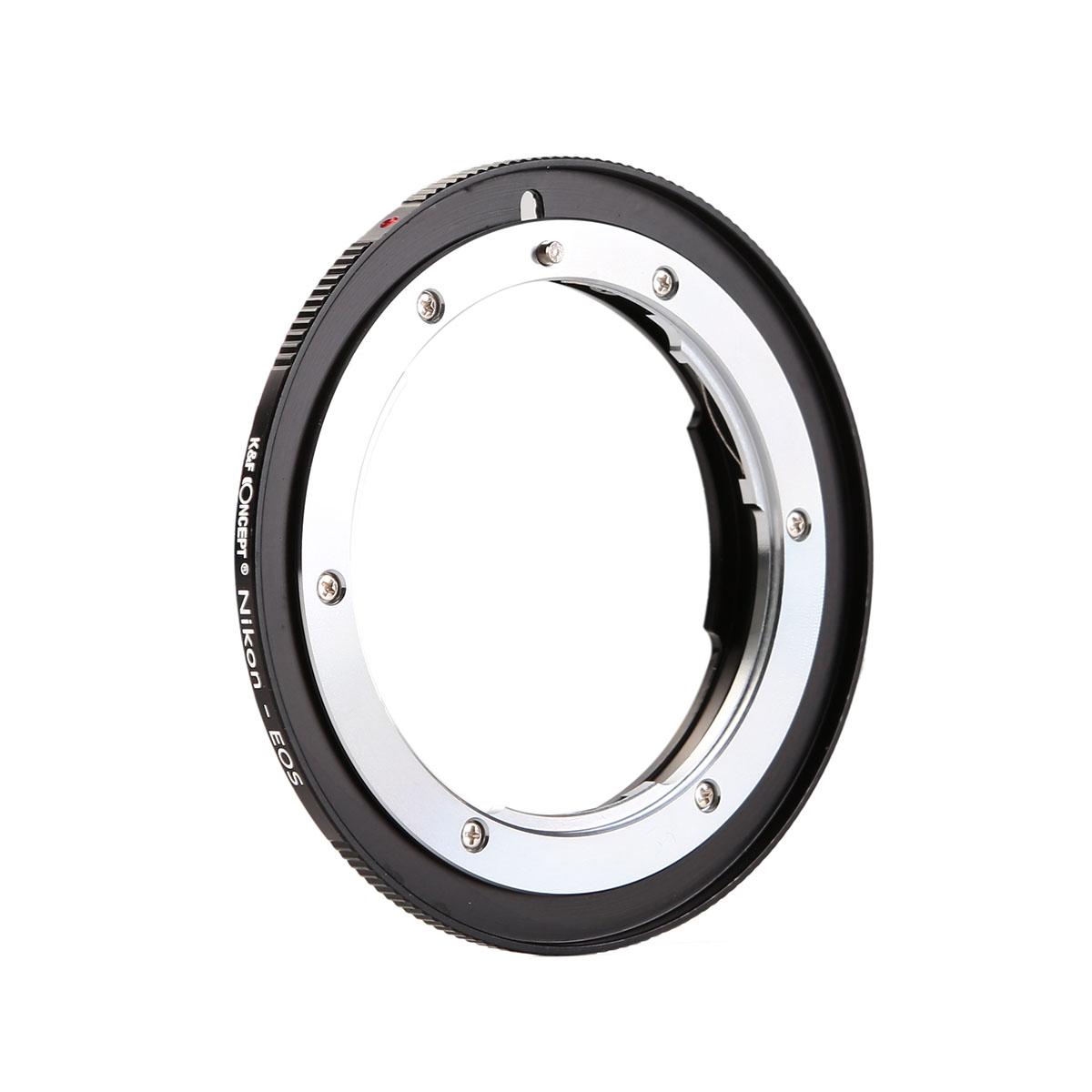 Redukce K&F Concept z objektivu Nikon na Canon EOS