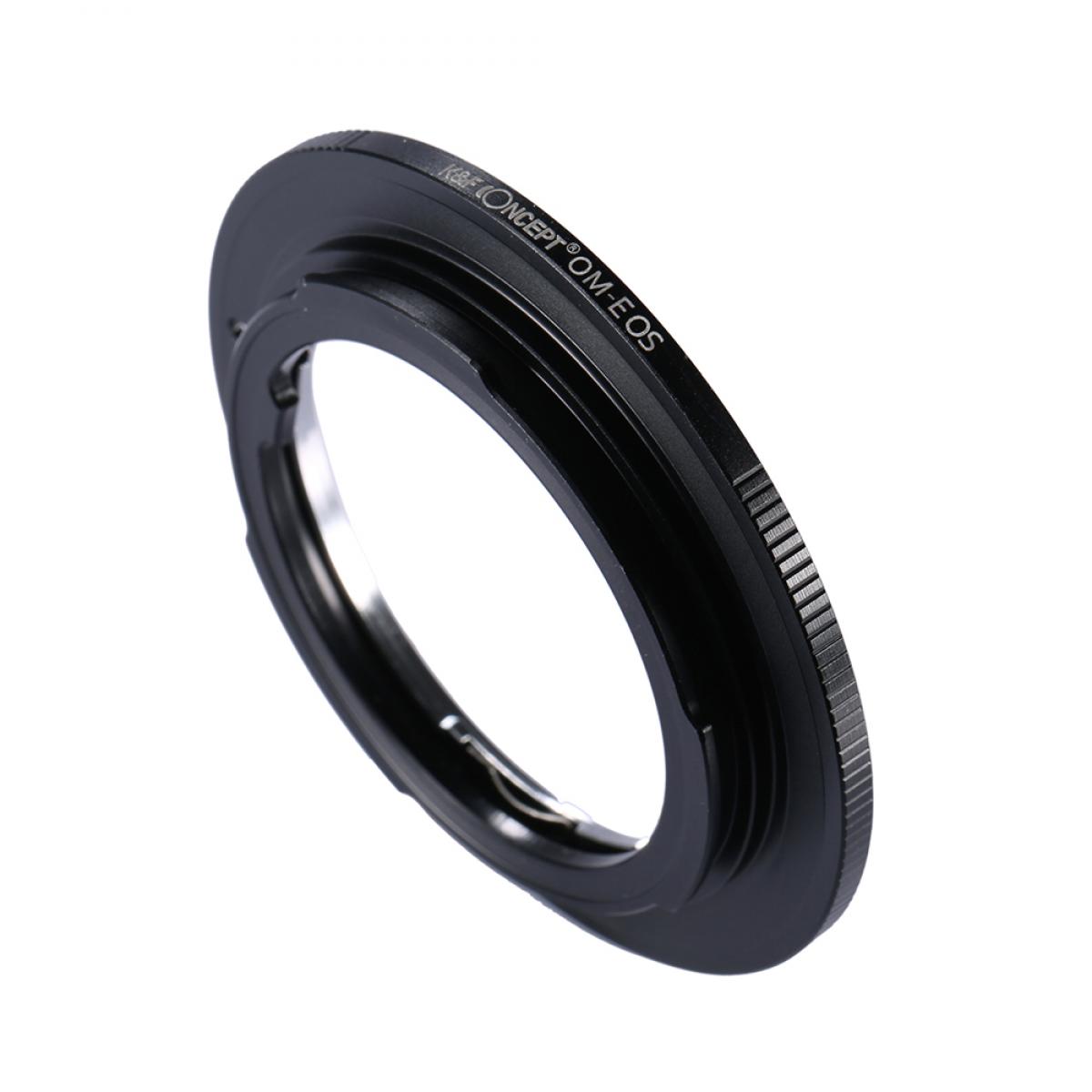 Redukce K&F Concept z objektivu Olympus OM na Canon EOS