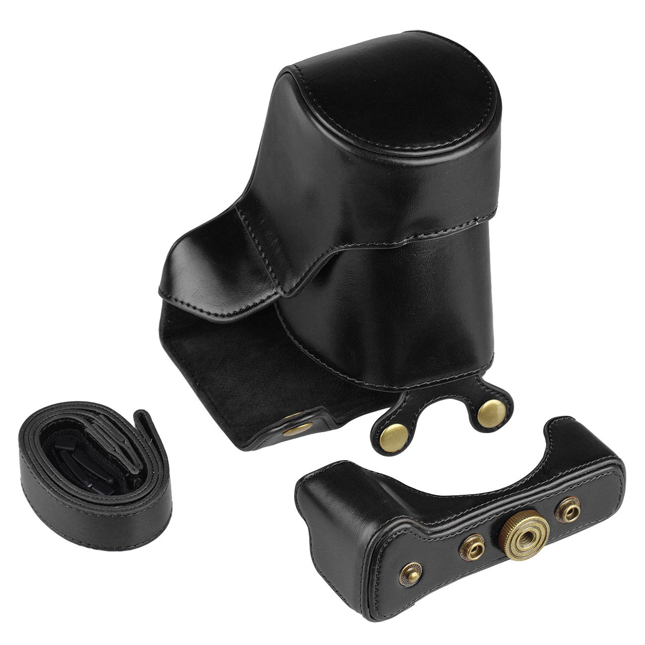 Kožené pouzdro pro CANON EOS M3 černé