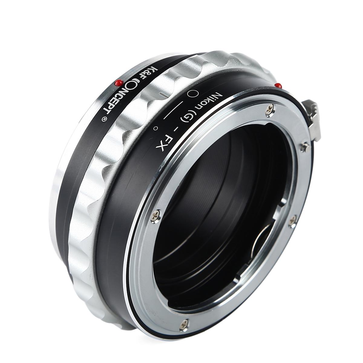 Redukce K&F Concept z objektivu Nikon G na Fujifilm X