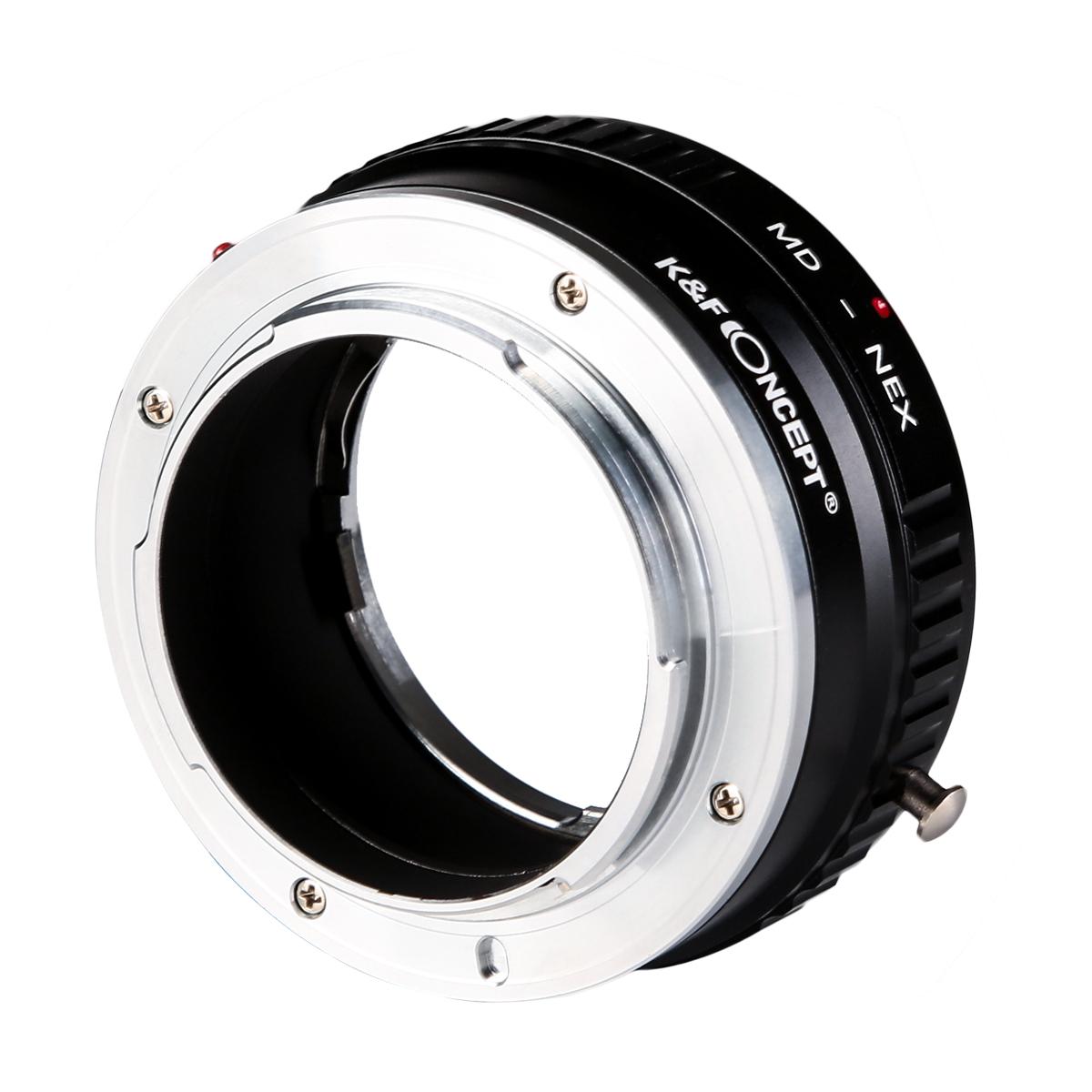 Redukce K&F Concept z objektivu Minolta MD na SONY E