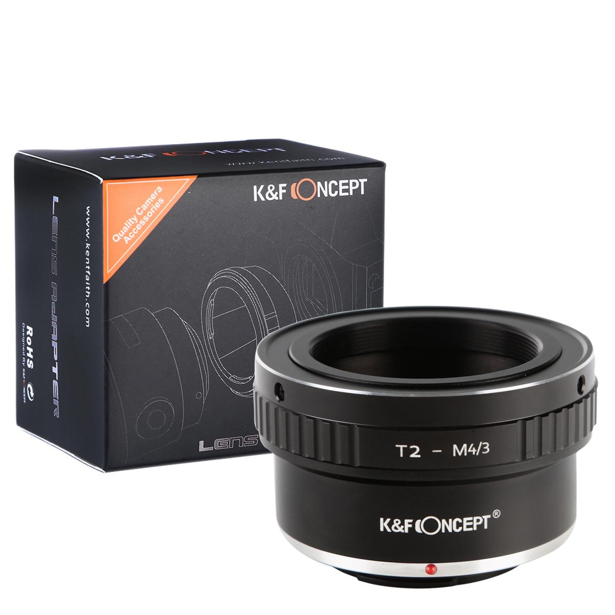 Redukce K&F Concept z objektivu T2 na OLYMPUS micro 4/3