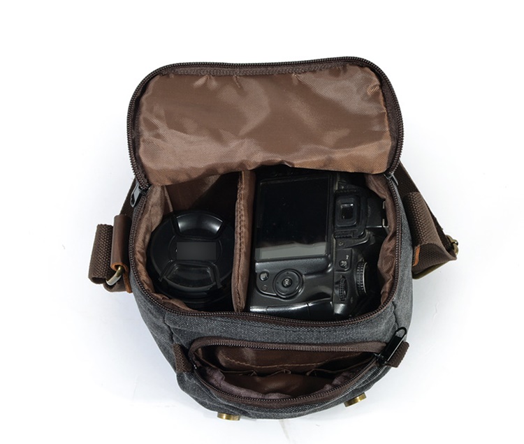 Plátěná Foto brašna VAGG modrá