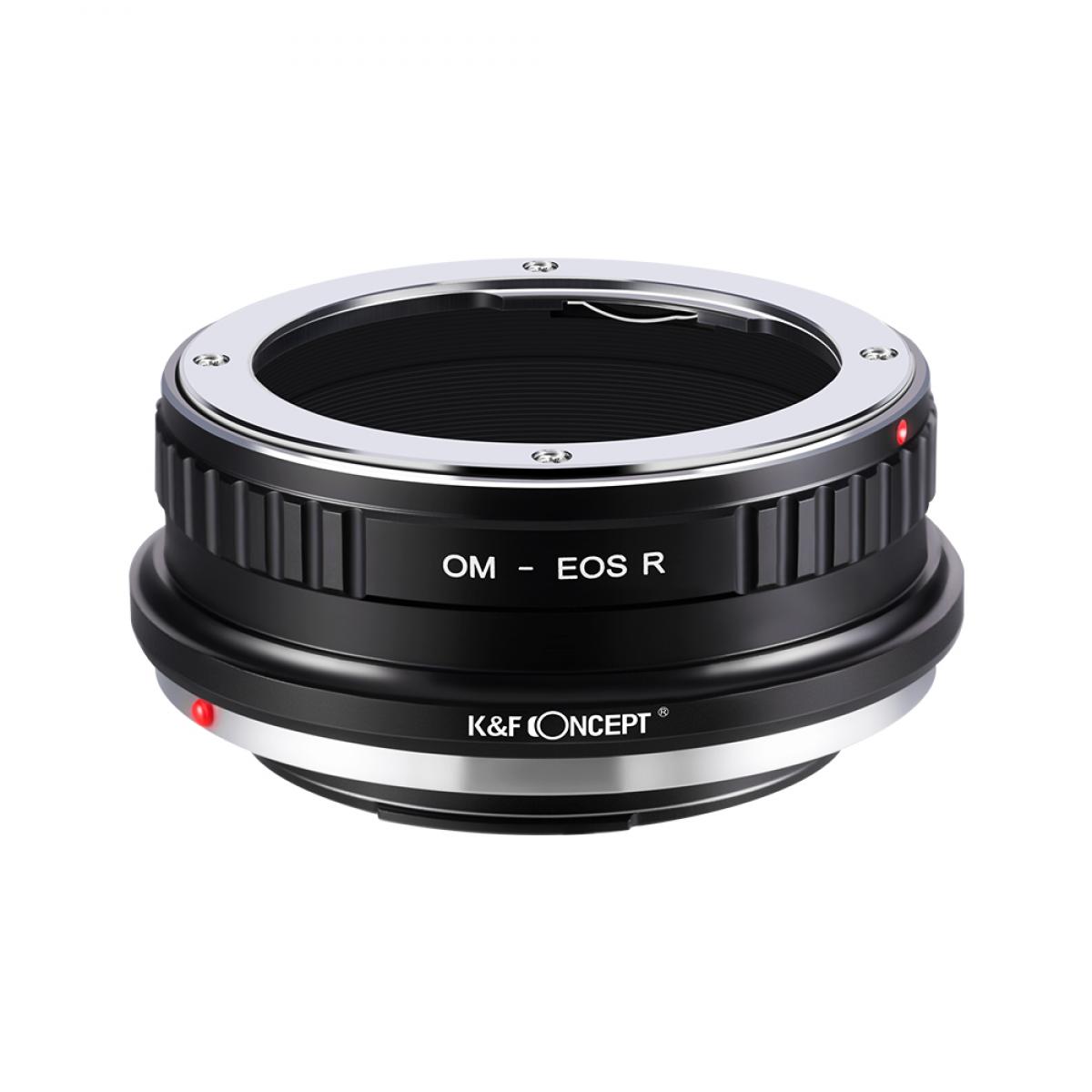 Redukce K&F Concept z objektivu Olympus OM na CANON EOS R