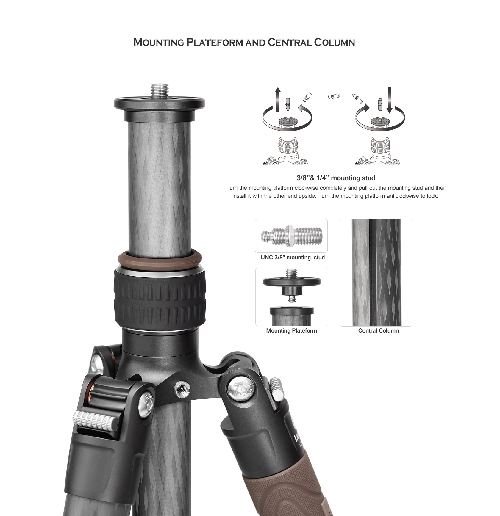 Tripod Leofoto Urban LX-254CT s hlavou XB32