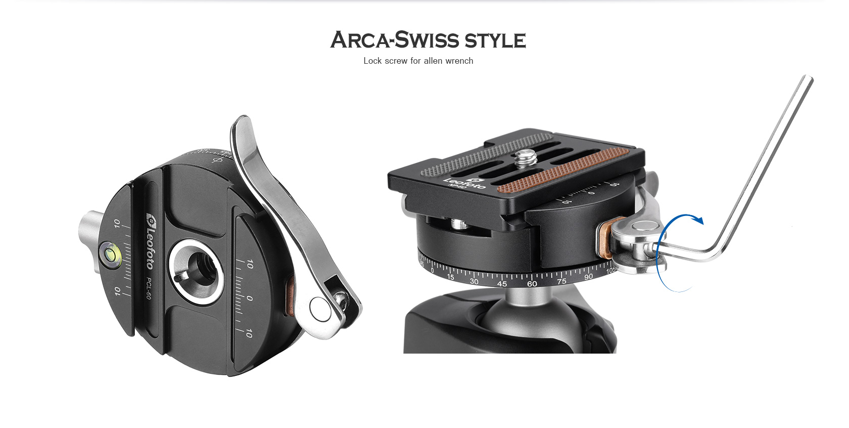 Sáňky Leofoto s rychleupínákem pro Arca-swiss destičku (PCL-60)