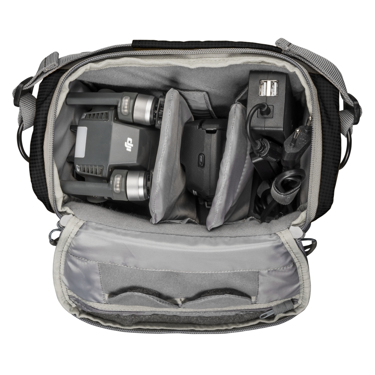 Mantona Elements Outdoor Backpack - Turistický foto batoh Černý