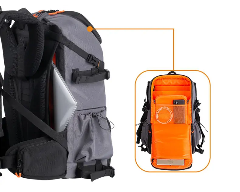 K&F Concept Prostorný Outdoor foto batoh 32L Star Wander 03