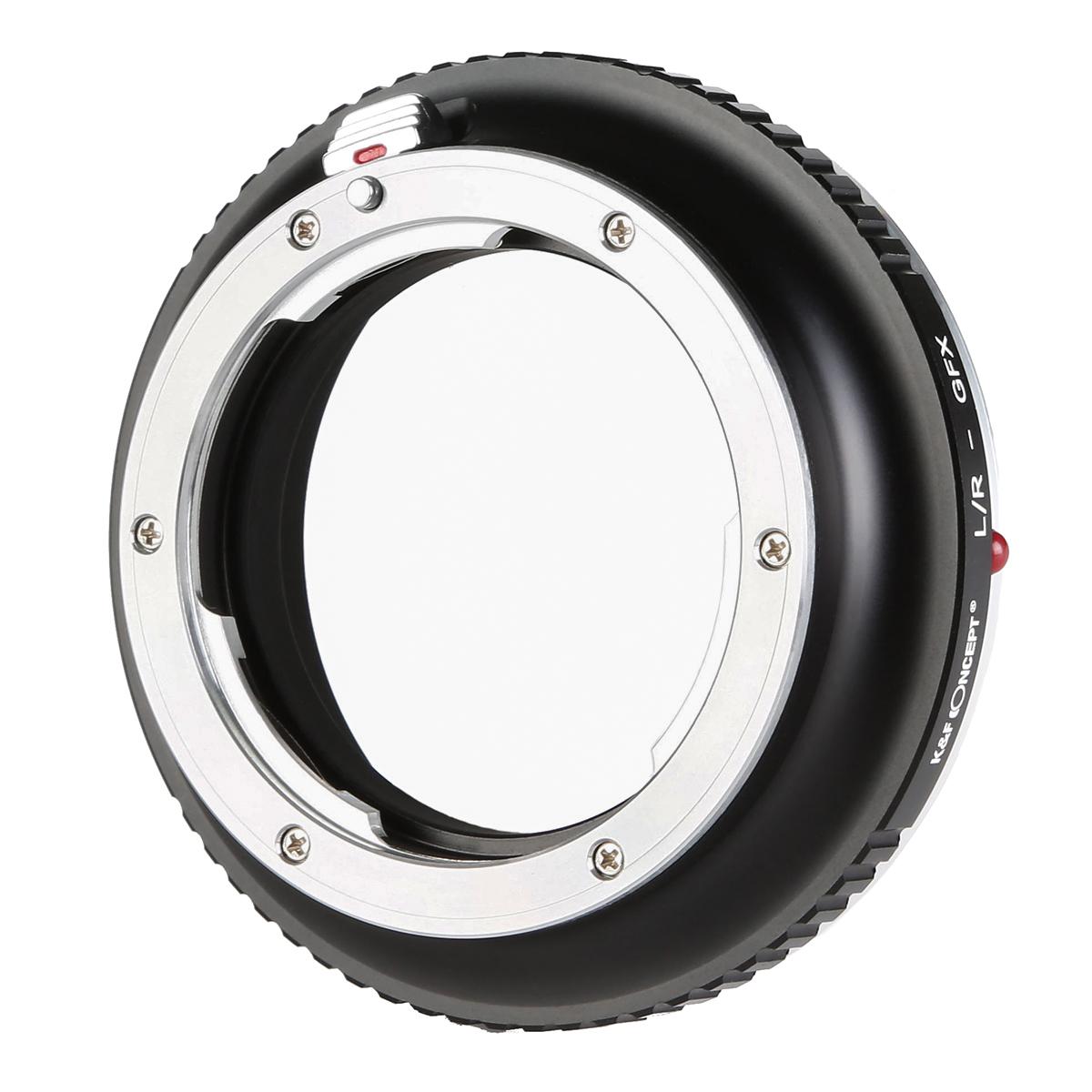 Redukce K&F Concept z objektivu Leica R na FUJI GFX