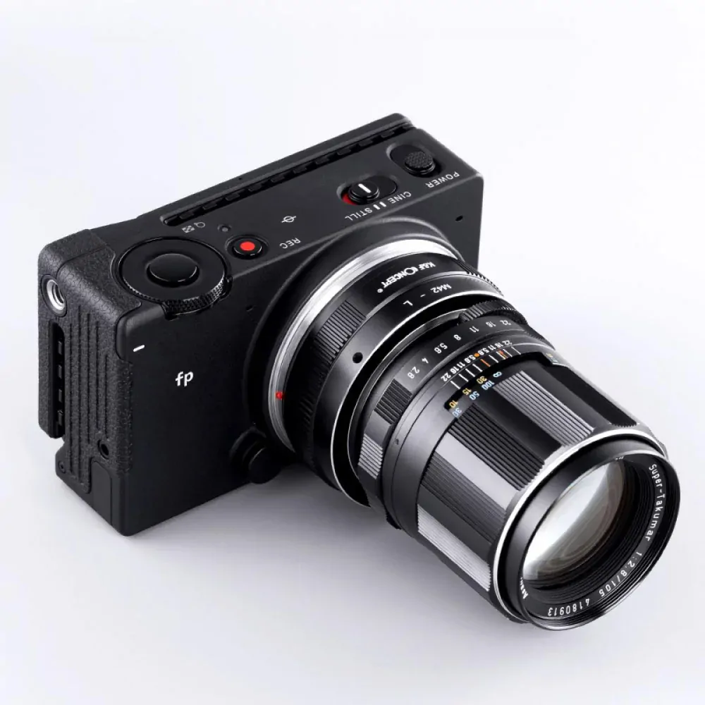 Redukce K&F Concept z objektivu M42 na LEICA L