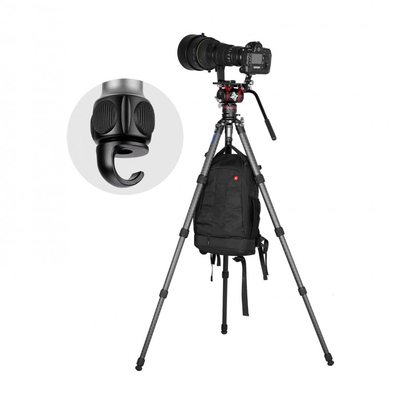 Stativový půlkulový nivelační adaptér se šroubovací svorkou Leofoto 75mm (L)