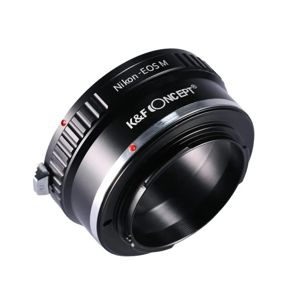 Redukce K&F Concept z objektivu Nikon Ai na CANON EOS M