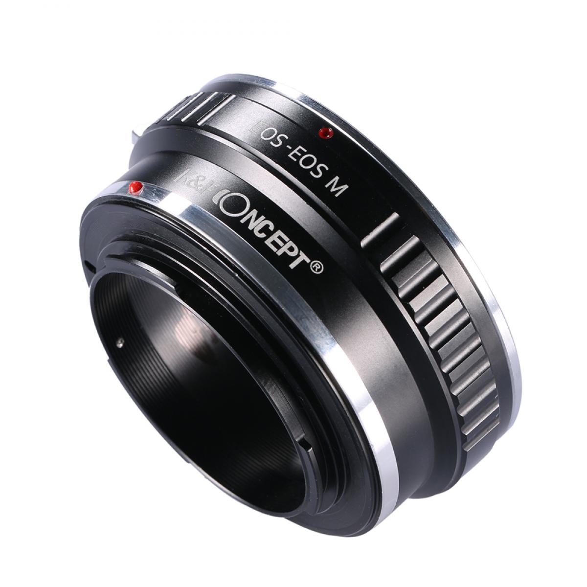 Redukce K&F Concept z objektivu Canon EOS na CANON EOS M