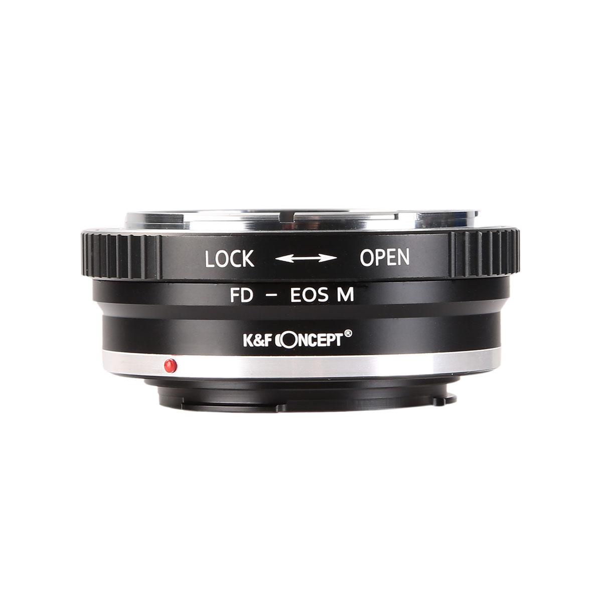 Redukce K&F Concept z objektivu Canon FD na CANON EOS M