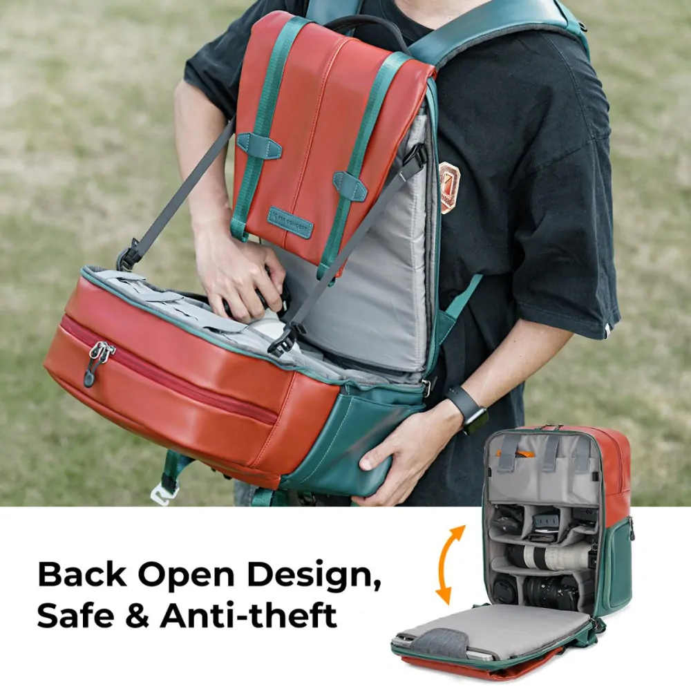 Foto batoh K&F Concept BETA BACKPACK 20L LIGHT GREEN