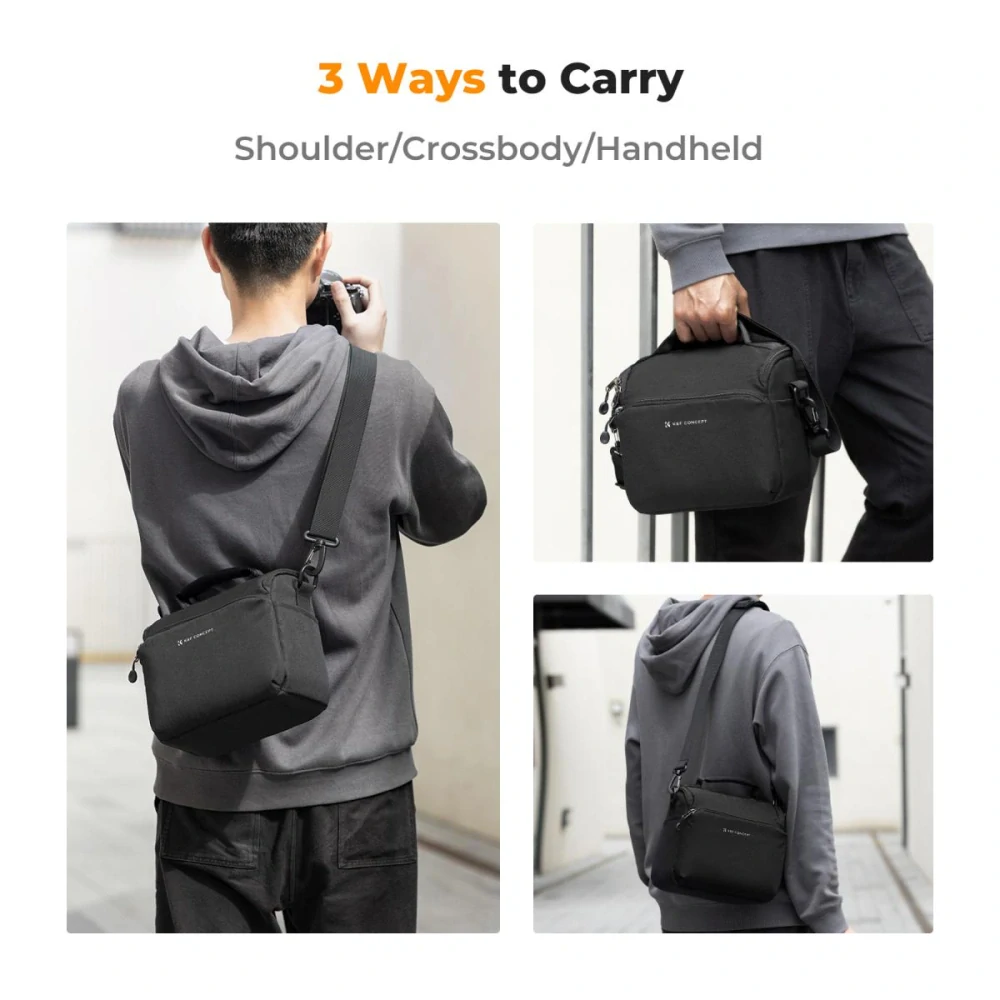 Foto brašna K&F Concept Sling Bag 5L Urban Wander černá