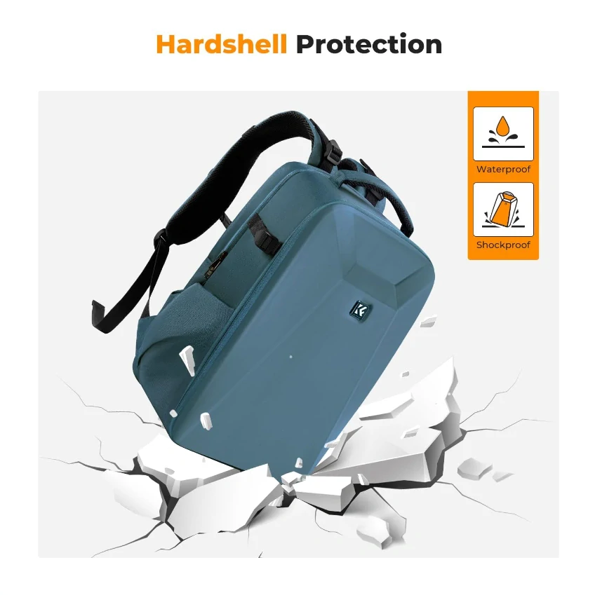 K&F Concept prostorný foto batoh 22L Nature Wander 10 modrá