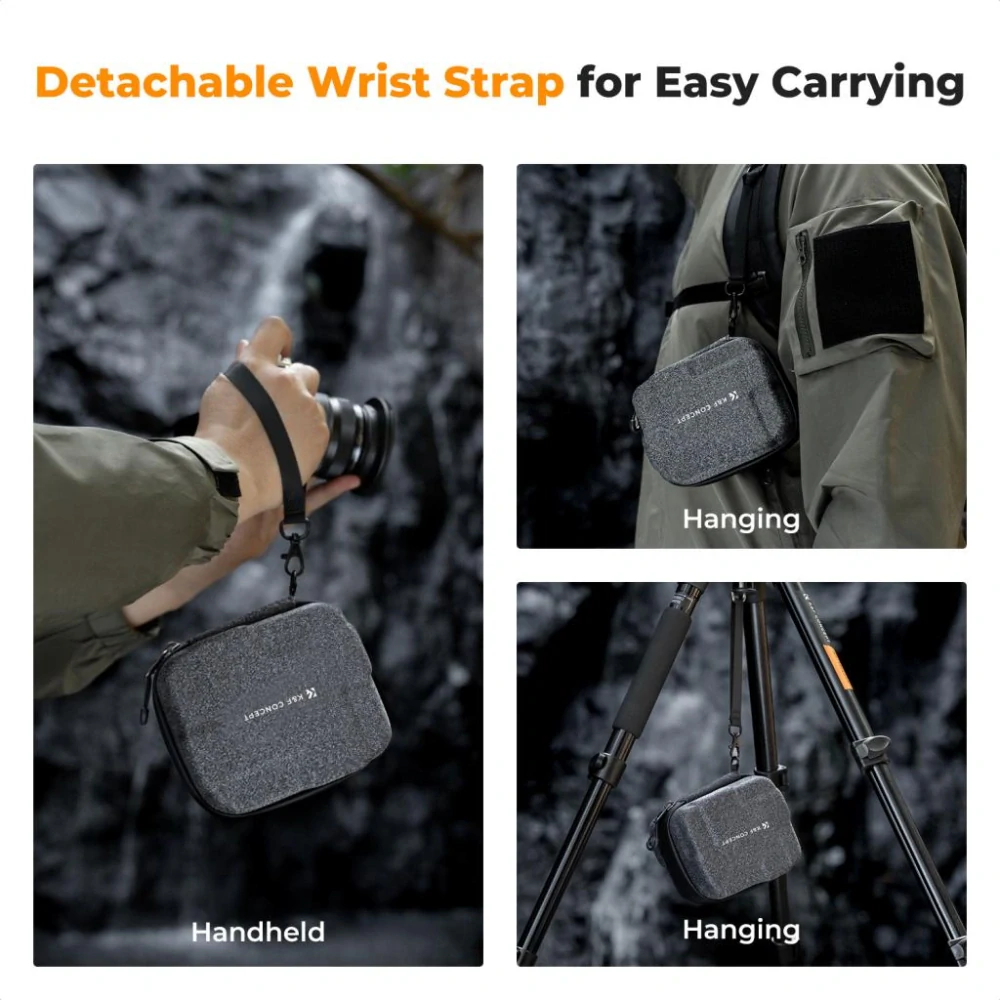 K&F Concept Filter Bag 08 skořepinové pouzdro na 10 filtrů, velikost L