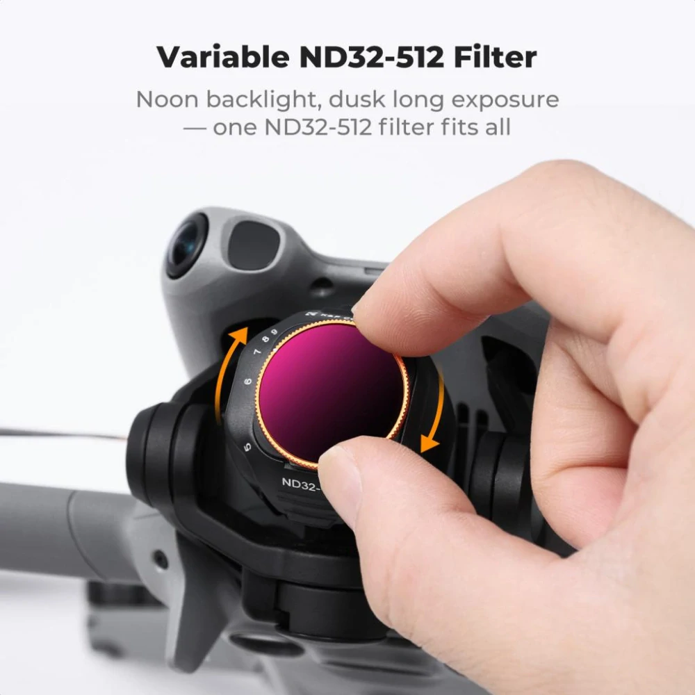 K&F Concept Variabilní ND filtr ND32-512 pro DJI Mini 5 Pro