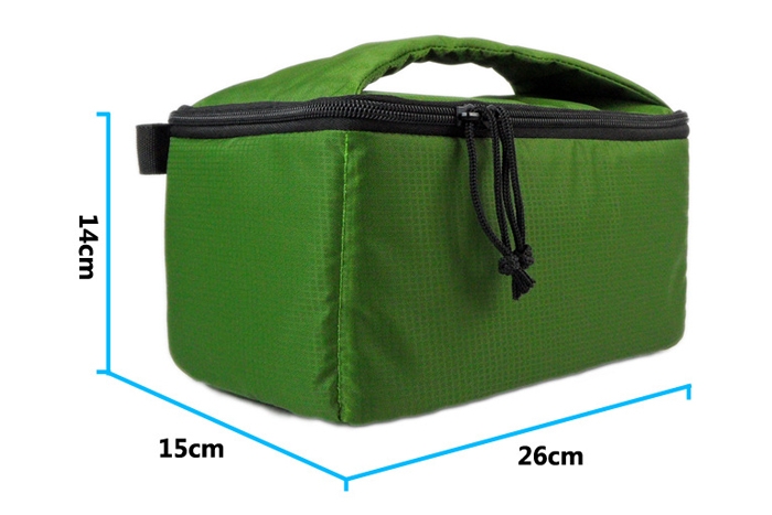 Vkládací organizér na zip - černý