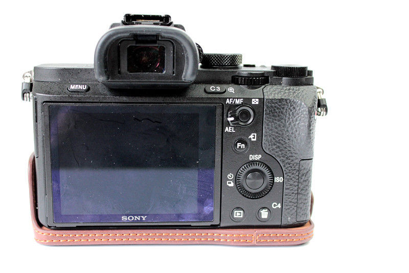 Kožené pouzdro pro SONY ALPHA A7 / A7R / A7S MARK II hnědé