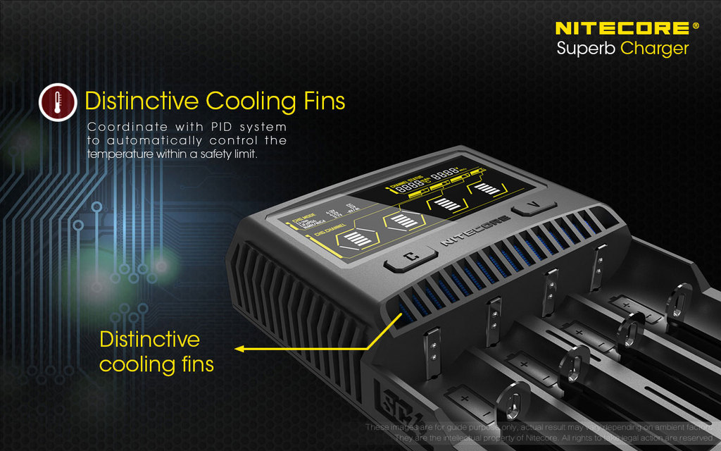NITECORE SC4 digitální rychlo nabíječka Li-Ion,Ni-MH,NiCd