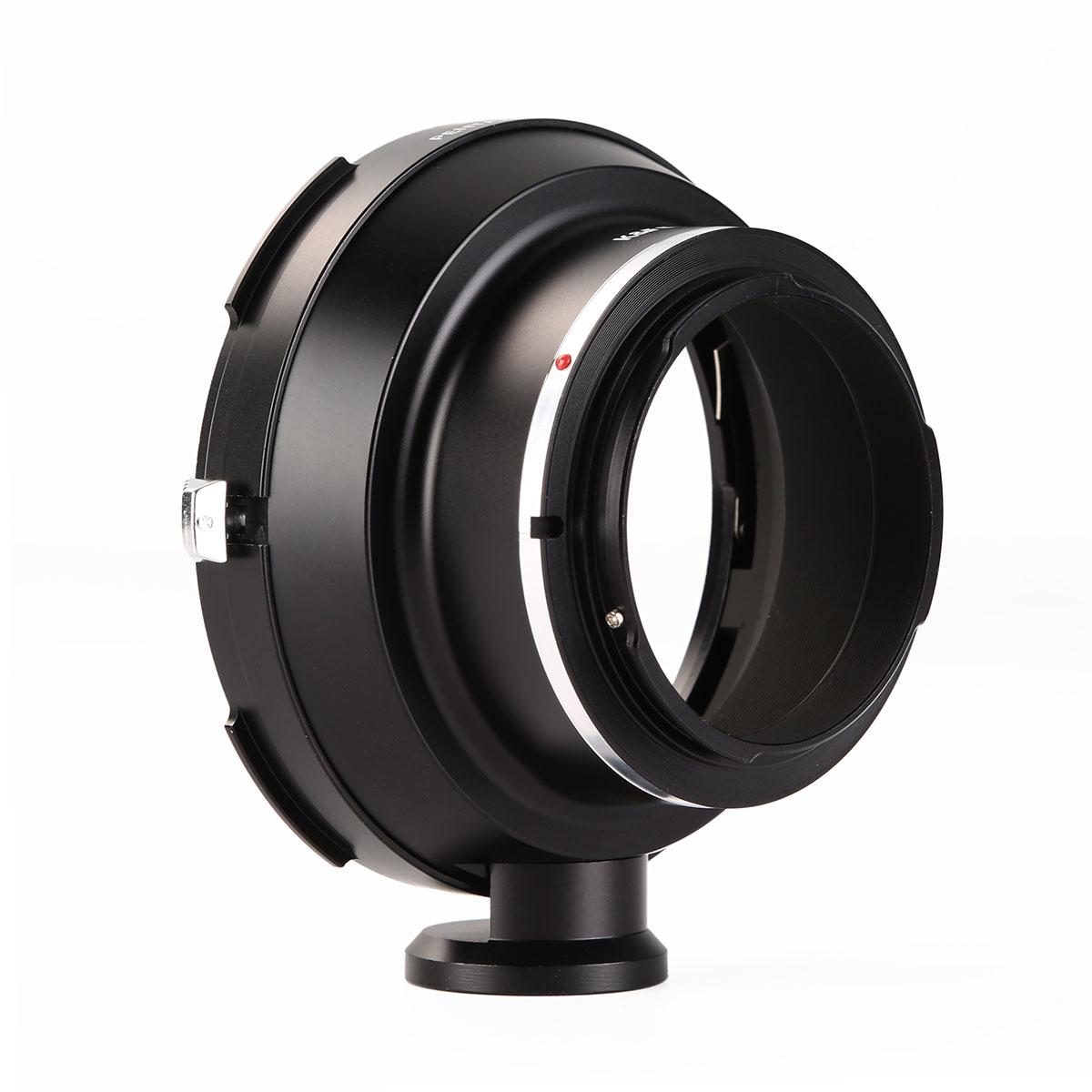 Redukce K&F Concept z objektivu Pentax 67 na Canon EOS