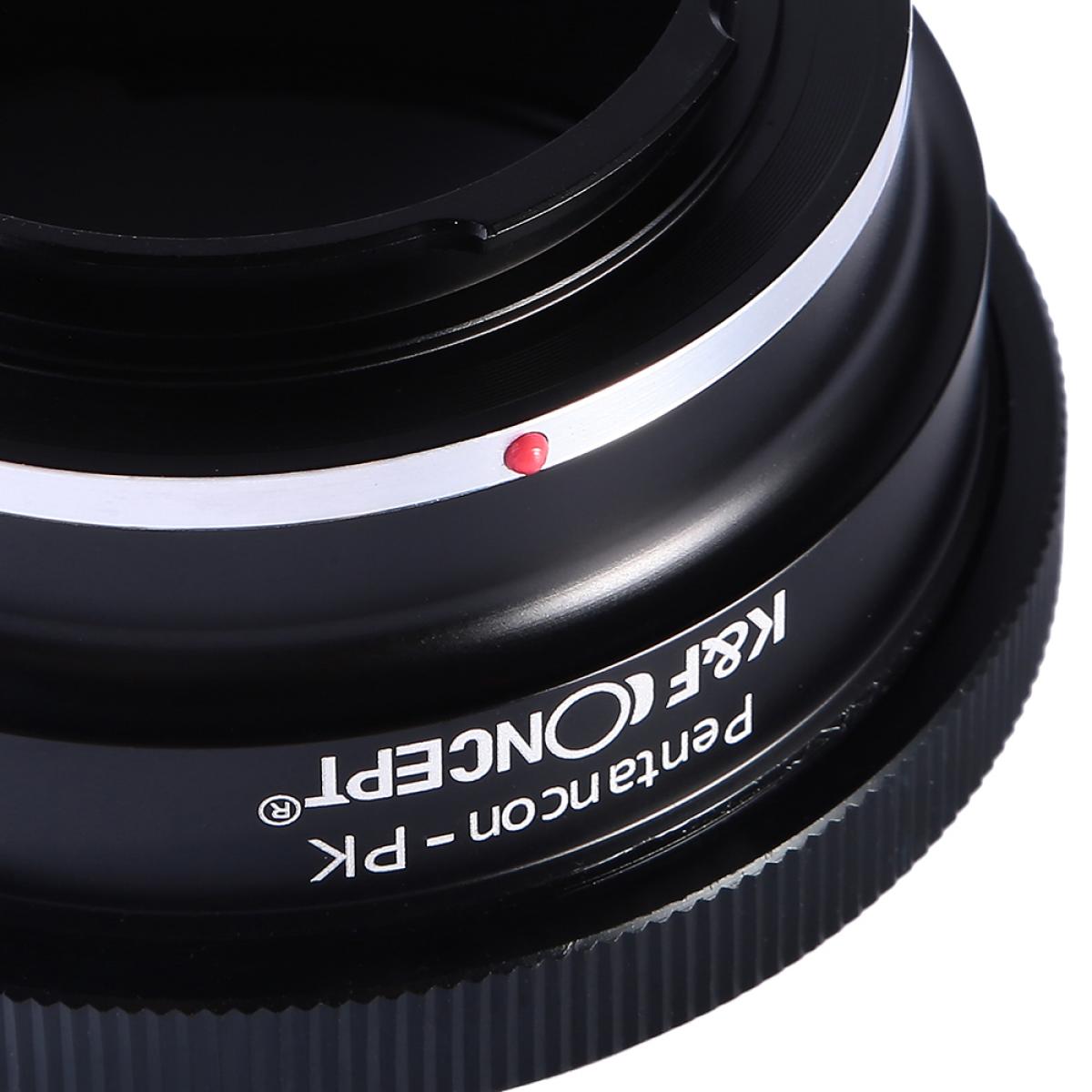 Redukce K&F Concept z objektivu PENTACON SIX na Pentax