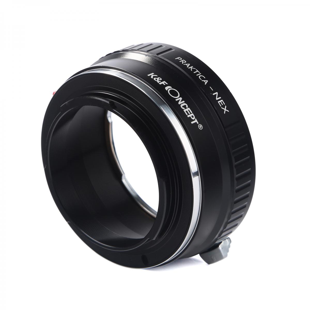 Redukce K&F Concept z objektivu Praktica B na SONY E