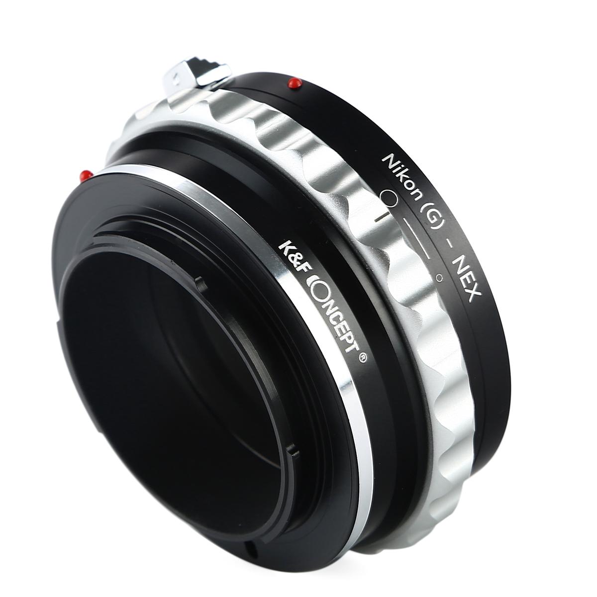 Redukce K&F Concept z objektivu Nikon G (Ai) na SONY E