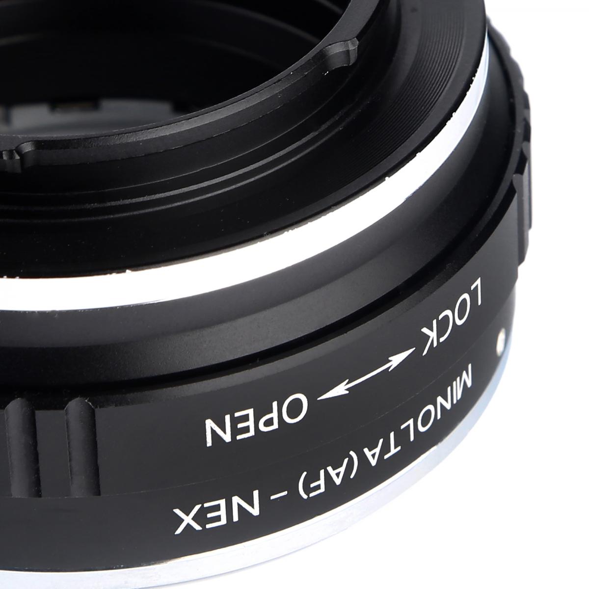 Redukce K&F Concept z objektivu Minolta AF na SONY E
