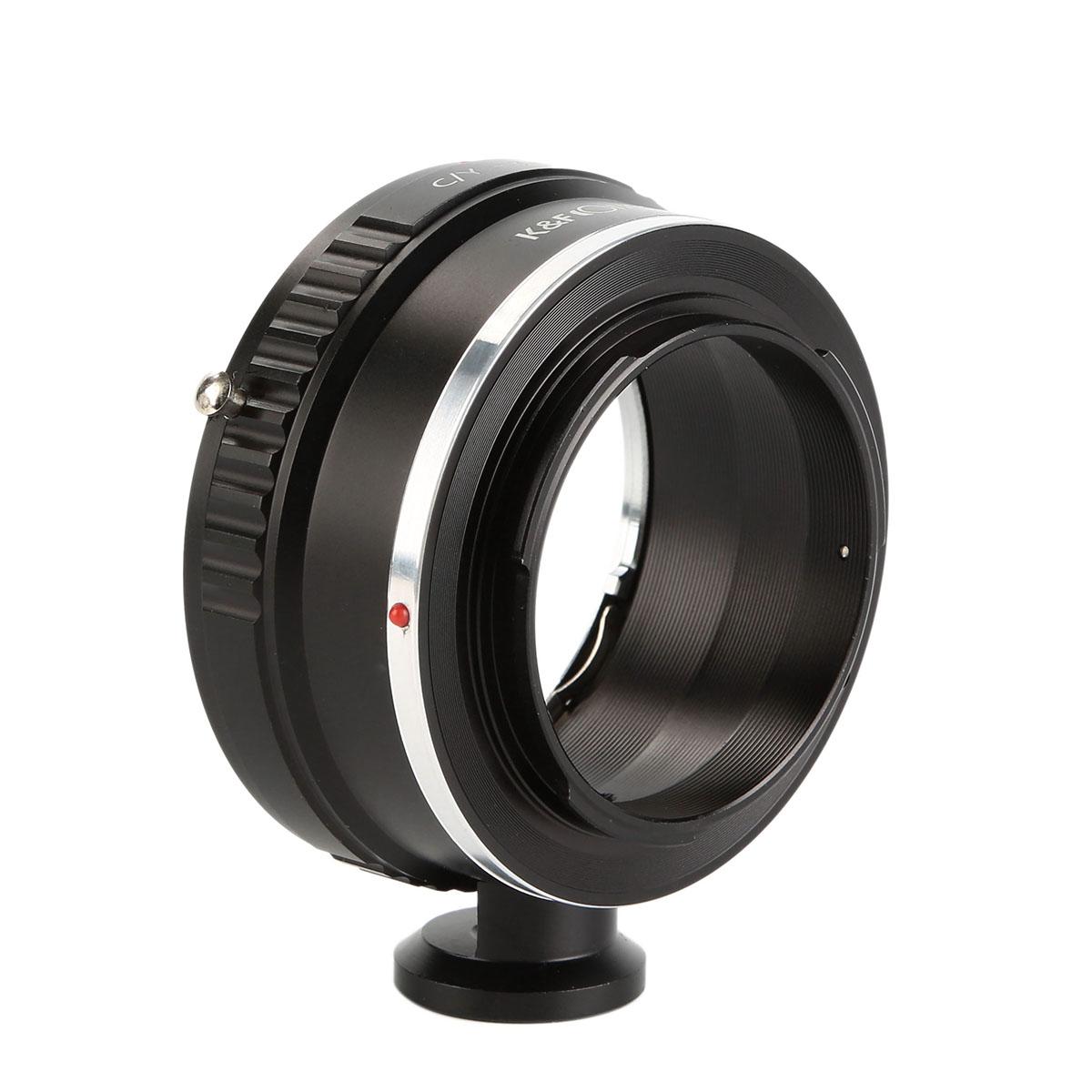 Redukce K&F Concept z objektivu Contax/Yashica na SONY E s držákem na stativ
