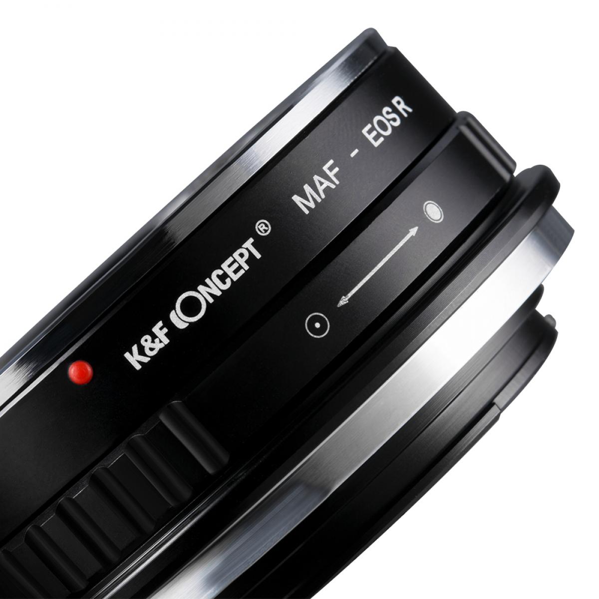 Redukce K&F Concept z objektivu Minolta A / Sony A na CANON EOS R